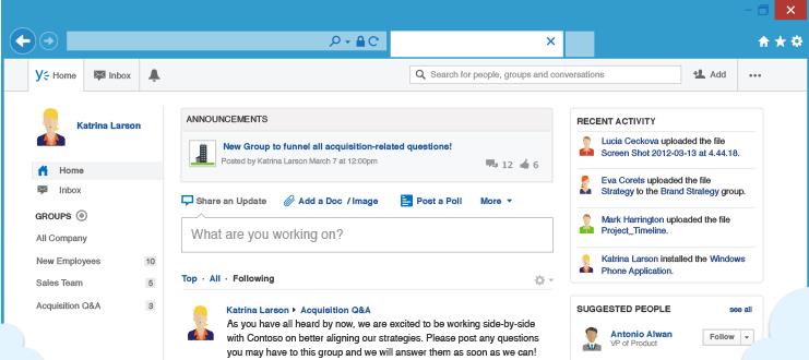 yammer plataforma