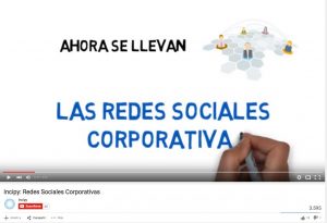 video redes sociales corporativas